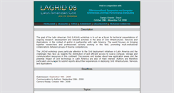 Desktop Screenshot of lagrid08.lncc.br